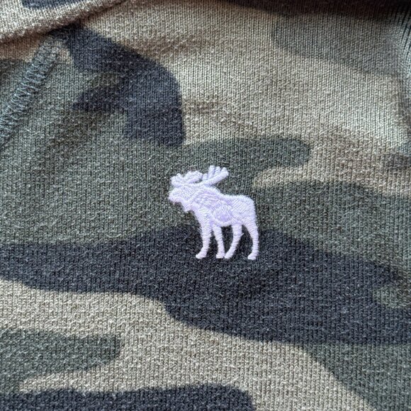 Abercrombie Kids Camo Long Sleeve Shirt Kids Size 7/8 Polyester Blend - Picture 4 of 6